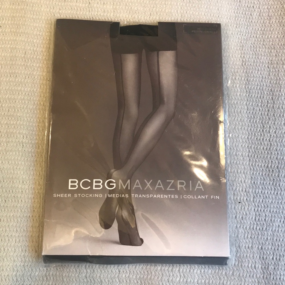 Bcbg sheer black stockings